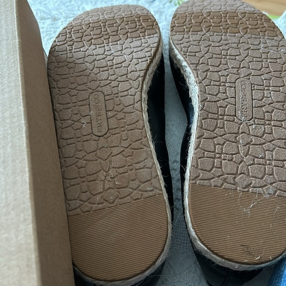 FRYE NWT never worn willow black flats women’s size 81/2 - Picture 3 of 5